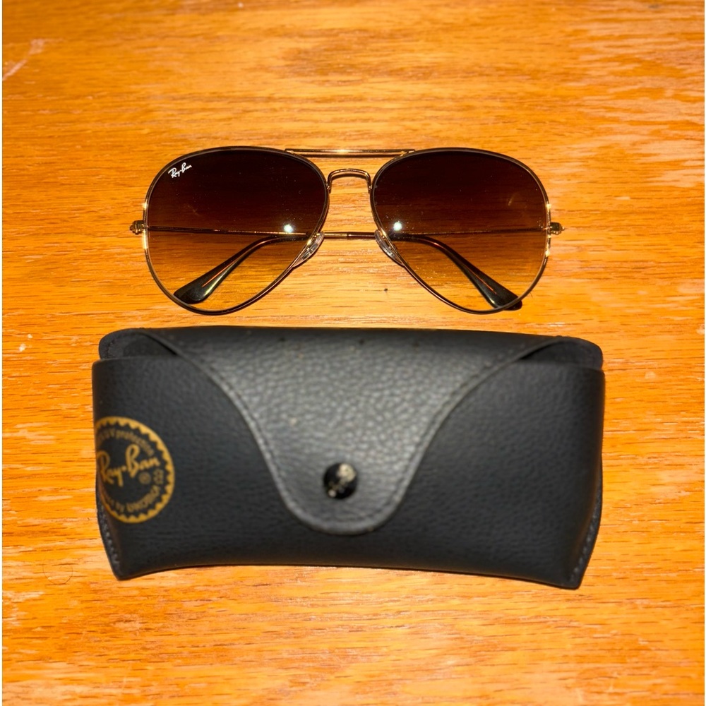 Ray-ban (gold) sunglasses
